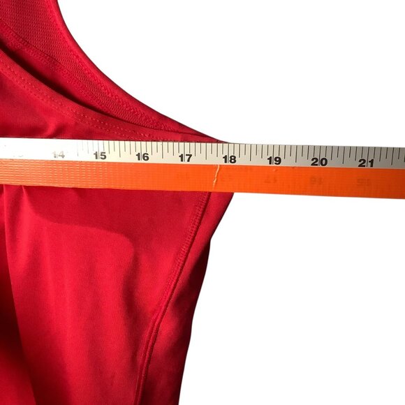 Nike Womens Red Dri-FIT Racerback Running Tank Top Size XL - Picture 6 of 9